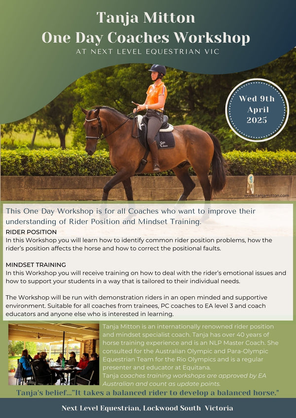 Equestrian Coaches Workshop @ Next Level Equestrian, Lockwood South Victoria